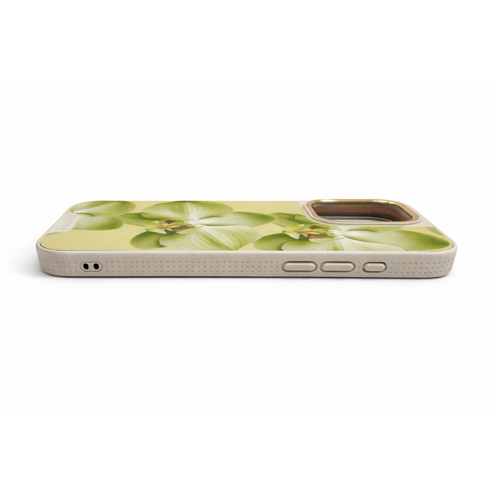BURGA  Elite iPhone 16 Pro Case Green Orchid Floral Gold Camera Protective Cover - Picture 3 of 6